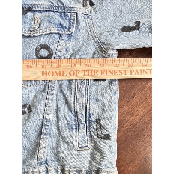 Current Elliott Jean Jacket Baby Trucker Cropped Size 0 (US size 2) msrp $328 - Picture 9 of 10